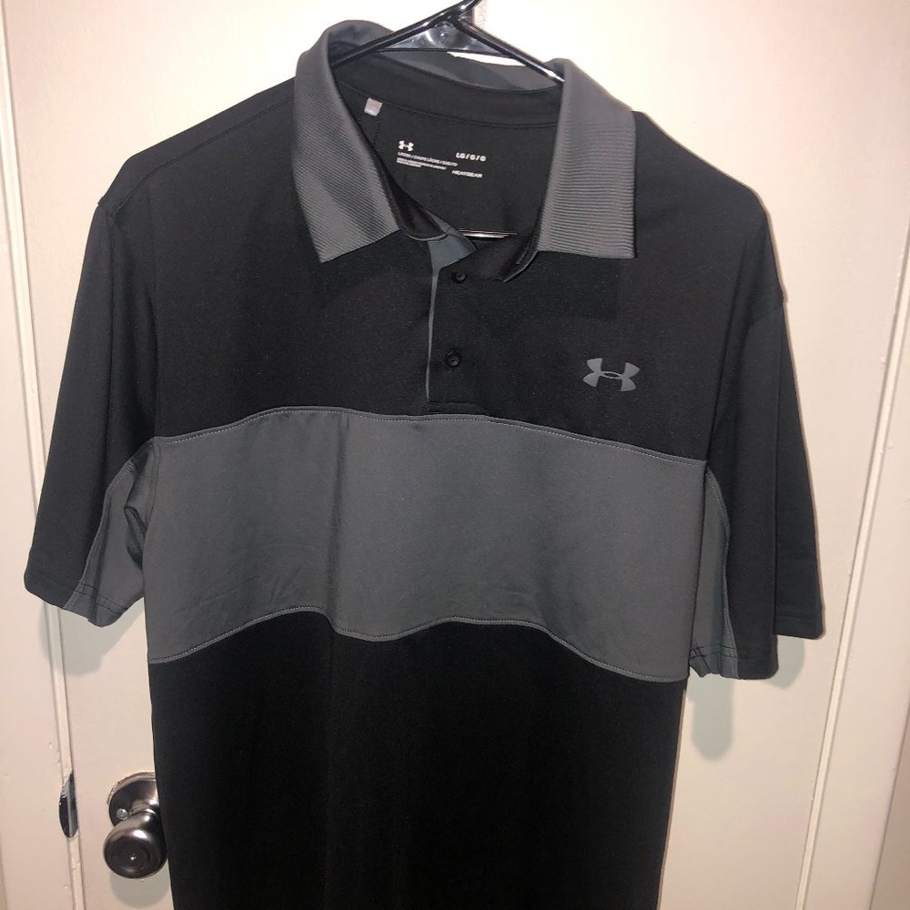 UNDERAMOUR HEATGEAR collared Men’s Polo shirt SIZE: L